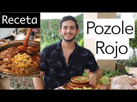 ✅Receta de POZOLE rojo Fácil y SENCILLO🐷