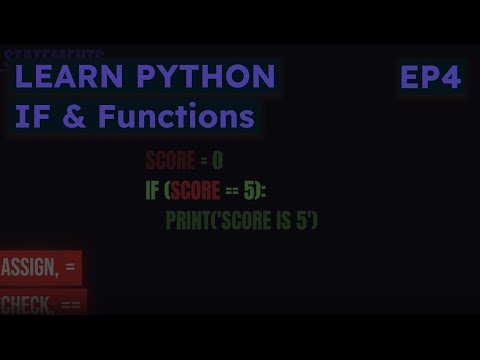 Learn Python Ep4 If Functions