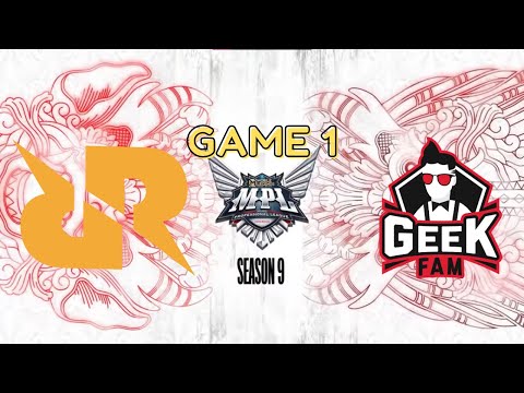 [ENGLISH] RRQ HOSHI vs GEEKFAM GAME 1 SEASON 09 MPL ID 2022