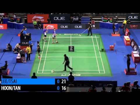 QF - MD - LEE S.M. / TSAI C.H. vs HOON T.H. / TAN W.K. - 2014 Singapore Badminton Open