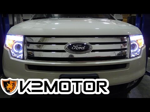 K2 MOTOR INSTALLATION VIDEO: 2007-2010 FORD EDGE PROJECTOR HEADLIGHTS