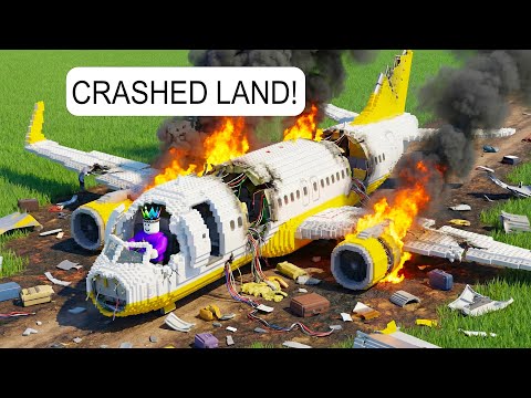 I Fly Plane on Roblox BUT CRASH Land With EVERYONE On Board