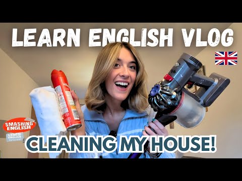 Learn Real English Vlog 🇬🇧 | Cleaning & Organising My House