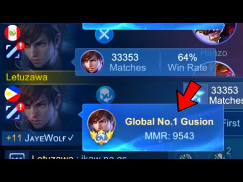 I FINALLY MET THE BEST GUSION IN THE WORLD!! TOP 1 GLOBAL GUSION