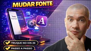 COMO MUDAR A FONTE DO iPHONE (FUNCIONA?)