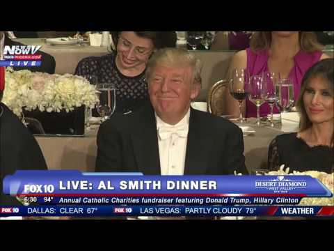 FULL: Hillary Clinton Roasts Donald Trump At 2016 Al Smith Dinner - FNN