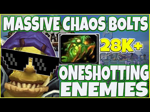 NIGHT FAE DESTRO WARLOCK MASSIVE CHAOS BOLTS ONESHOTTING! SLAPPING ENEMIES WITH BOLTS LEFT AND RIGHT