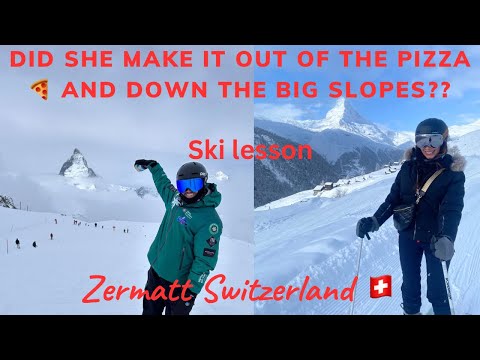 Beginner to intermediate ski lesson in Zermatt