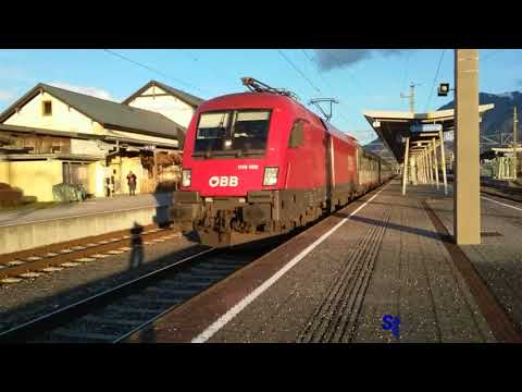 Bahnverkehr in Stainach-Irdning am 18.11. 2017