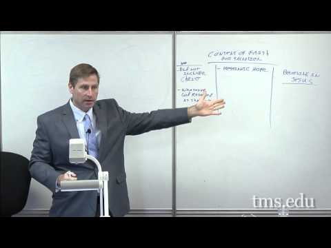 Theology III Lecture 09 "Salvation in the Old and New Testaments"