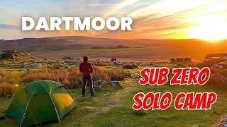 FREEZING Dartmoor Wild Camp | Stunning New Year's Sunrise