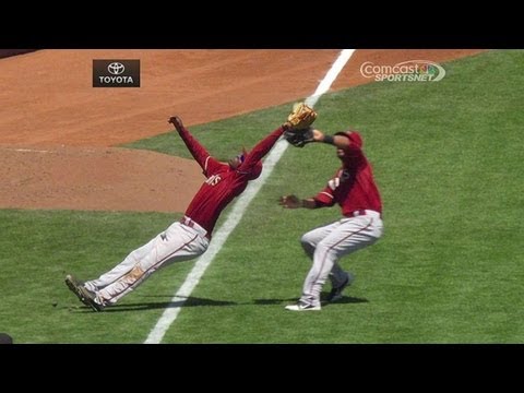 ARI@SF: Marte makes a nice grab on a fly ball to left