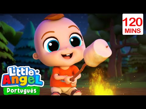 Primeira Vez de Bebê João Acampando 🏕️ | Músicas Infantis em Português 🎵 | Little Angel Brasil