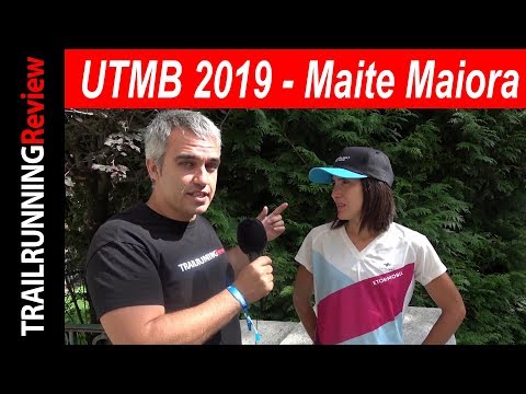UTMB 2019 - Maite Maiora - Pasó de la 20º a la 3º en sus primeras 100 millas