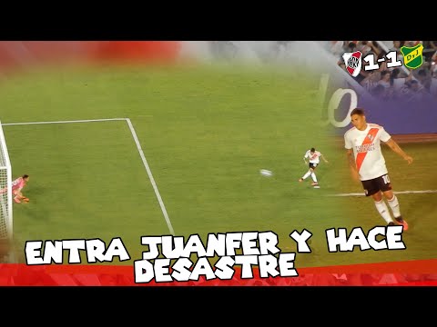"Entra JuanFer y viene el gol de River | River Plate(1) vs Defensa (1)" Barra: Los Borrachos del Tablón • Club: River Plate