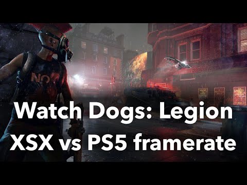 Watch Dogs Legion - Xbox Series X vs PlayStation 5 FRAMERATE [Opening Cutscene]