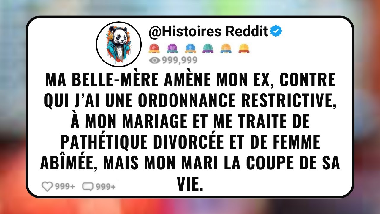 Ma Belle-Mère Amène Mon Ex, Contre Qui J’ai Une Ordonnance Restrictive, à Mon Mariage et Me Traite..