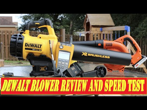 Dewalt DCBL720P1 20V XR Blower Tests and Review