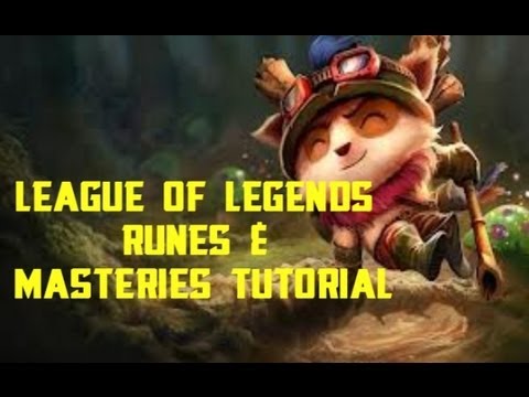 League Of Legends | Season 3 Runes & Masteries Basic Guide/Tutorial