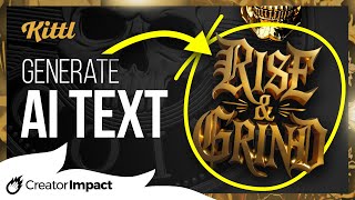 NEW! Powerful AI Text Generator in Kittl! (Powered by Ideogram AI)