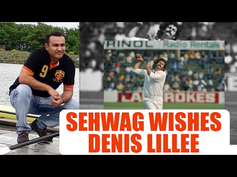 Virender Sehwag wishes Denis Lillee happy birthday in hilarious way | Oneindia News