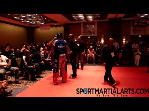 Troy Binns v Ryan George - Men's Sparring - AKA Grand Nationals 2014