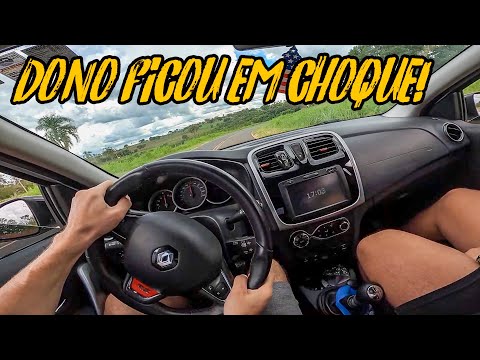 ANDANDO NO 12 NO ESPORTIVO MAIS BARATO DO BRASIL! SAIU DE TRASEIRA NA CURVA