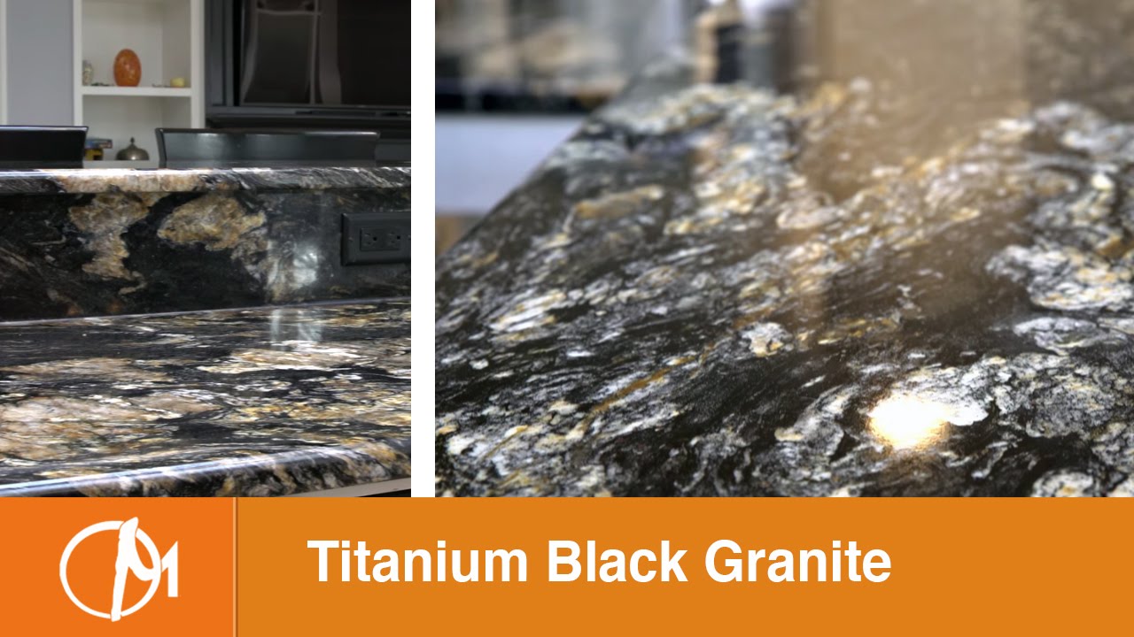 Titanium Black Granite Kitchen Countertops