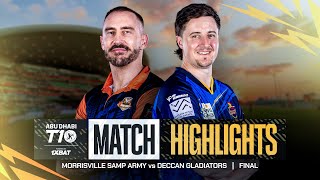 Deccan Gladiators VS Morrisville Samp Army | Final