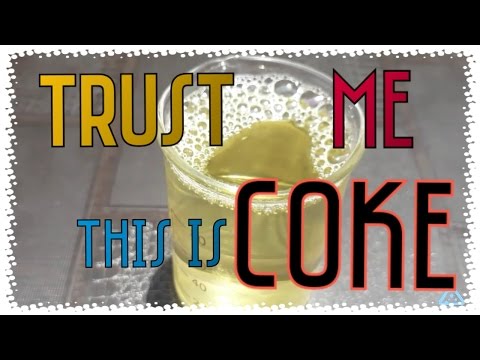 Bleach Vs Coke ! Transparent Coke
