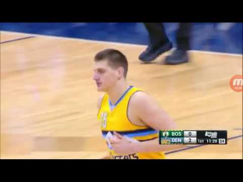 Nikola Jokic 21 points vs Boston Celtics 10.3.2017.