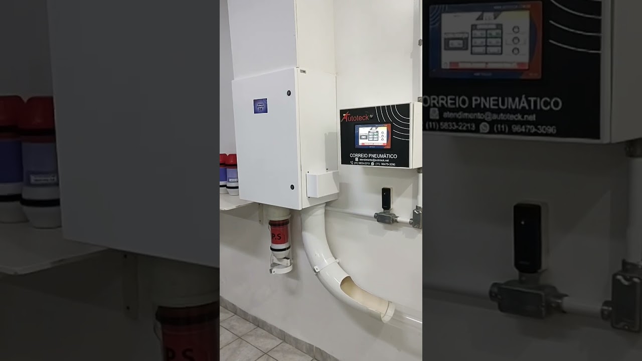 Saída de Cápsula - Correio Pneumático Autoteck