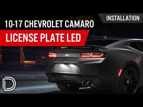 How to Install 2010-2017 Chevrolet Camaro License Plate LEDs | Diode Dynamics