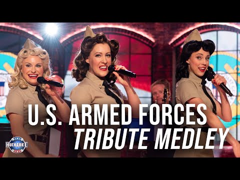 GREAT MEMORIAL DAY SONG: The Swing Dolls LIVE "Armed Forces Medley" | Jukebox | Huckabee