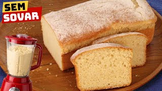 PÃO DE LIQUIDIFICADOR SEM SOVA - SUPER FÁCIL - MUITO FOFINHO - Receitas de Pai