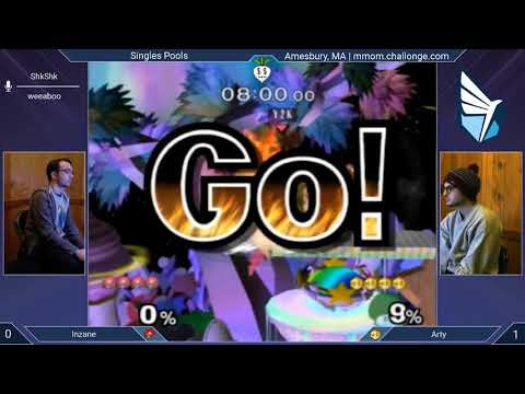 MMOM Bi-Monthly 10 SSBM - Arty (Peach) vs. Inzane (Samus) - Melee Pools