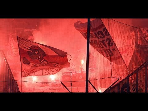 Stuttgarter Pyroshows in Gladbach (Mönchengladbach - VfB Stuttgart 2:0 | 1.Liga)