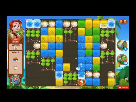 Lost Island Blast Adventure Level 1414 NO BOOSTERS - A S GAMING ✔