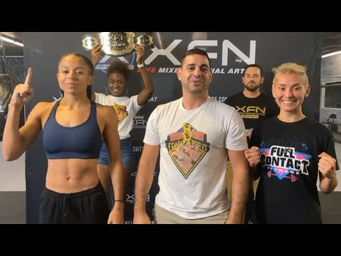 Naomie Young vs. Ashley Molina - Weigh-in Face-Off - (XFN 37) - /r/WMMA