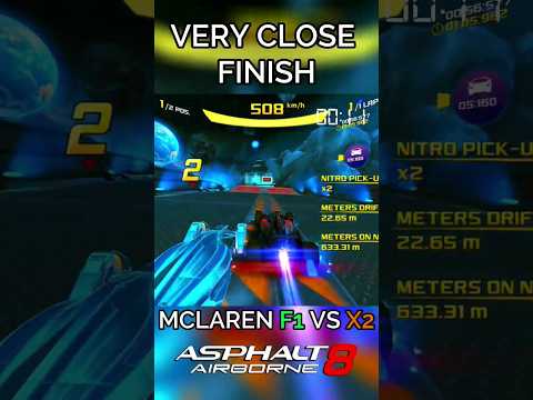 Thumbnail for Mclaren F1 VS X2, Very close encounter, Asphalt 8, Update62 by Lamborghini, Ferrari, Supercar, video, Car, vide