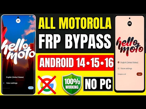 Motorola FRP Bypass 2026 🔓 Bypass Google Lock Without PC | All Moto Models