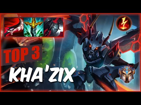 [Wild Rift] Kha'zix TOP 3 - S9 Challenger ranked game + build