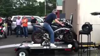 preview picture of video 'GSX-R750 Dyno Run, Romney Cycle Center, Romney WV, June 2, 2012'