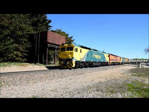 OneRail 1281S Grain Train G535 ALF23 G533 GWU003 plus 40 hoppers 8th September 2021