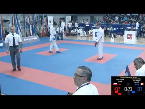 Panamericano de Karate WKF 2017 Male 14-15 años Chile Mexico -57 kilos