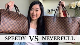 LOUIS VUITTON SPEEDY VS NEVERFULL | IN-DEPTH REVIEW, COMPARISON, PROS & CONS | MY RECOMMENDATION