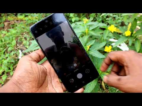 How to take selfie photo by showing hand in Samsung Galaxy A71