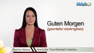 How to Say "Good Morning" in German