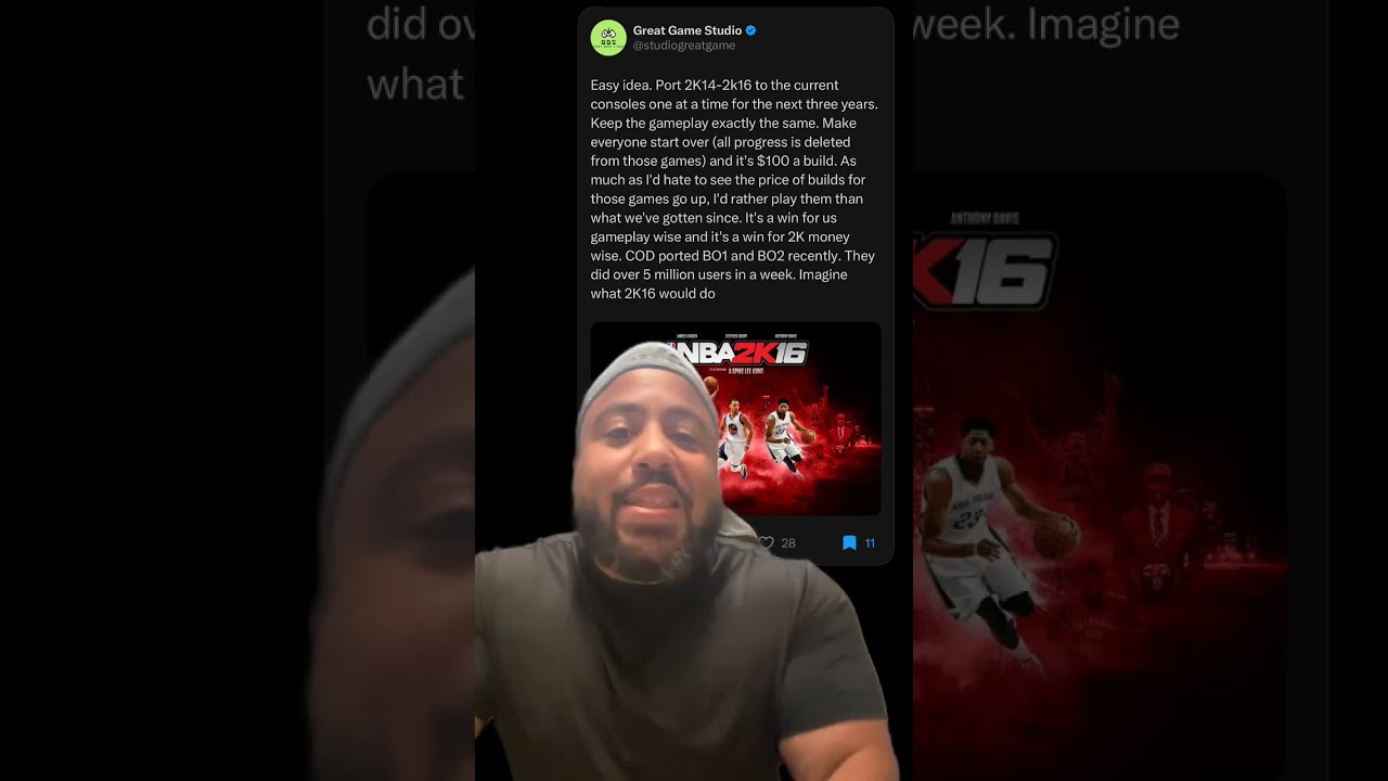 The Black Hokage says NBA 2K fans are UNDER SPELLS 😭