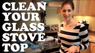 How to Clean Your Glass Stovetop! Kitchen Cleaning Ideas That Save You Time & Money (Clean My Space)